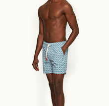 Standard Orbit Mid-Length Drawcord Swim Shorts | Wish Blue