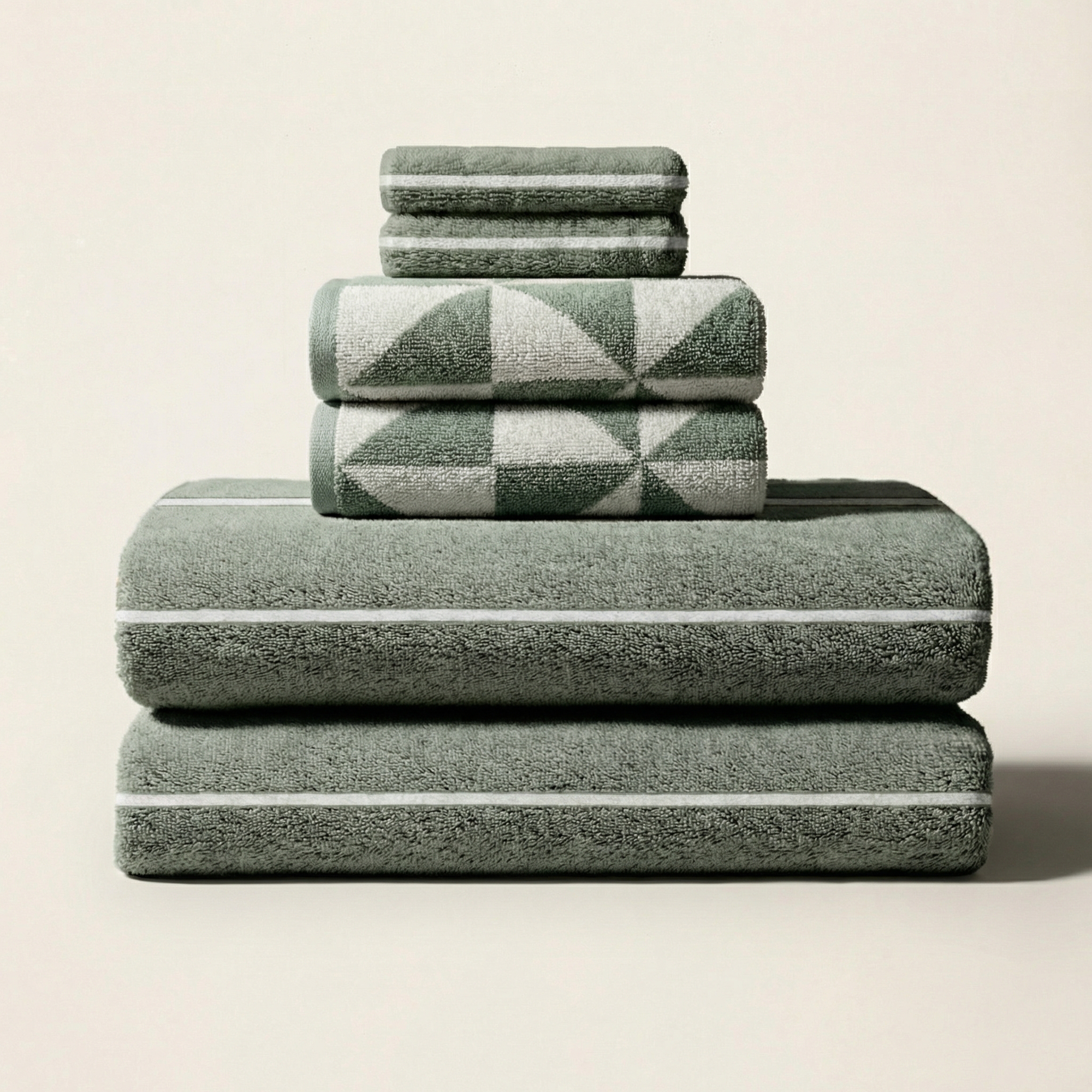 Umbra Australian Cotton Towels | Sage/Ecru