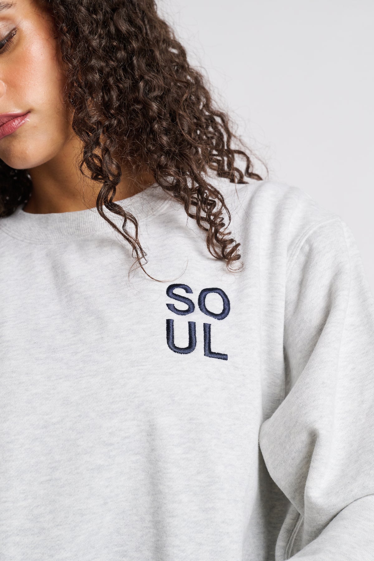 Unisex | Lululemon | Steady State Crew | Heathered Core Ultra Light Grey