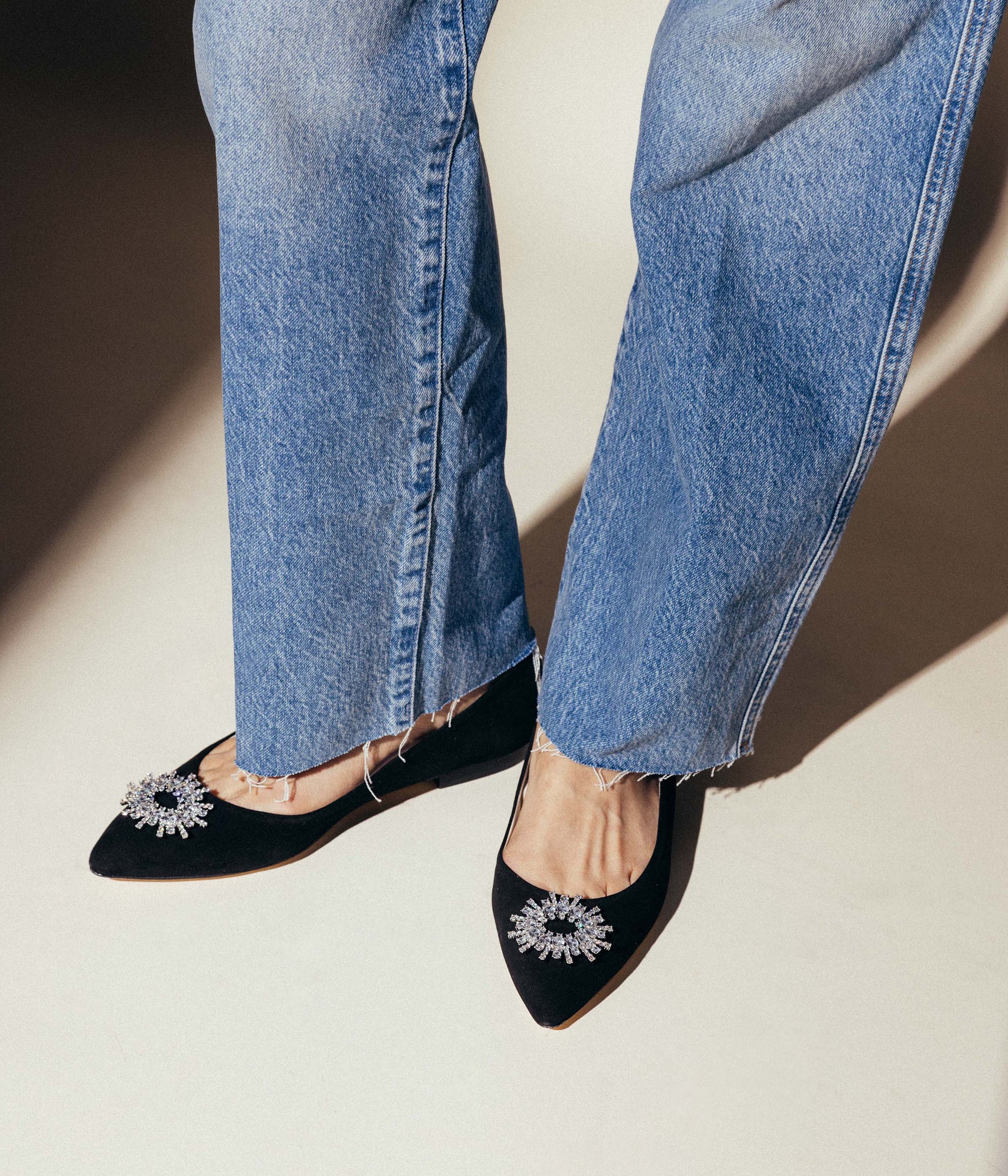 Stevie Ballerina Flats | Black