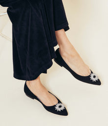 Stevie Ballerina Flats | Black