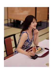 Strappy Dress | Blue