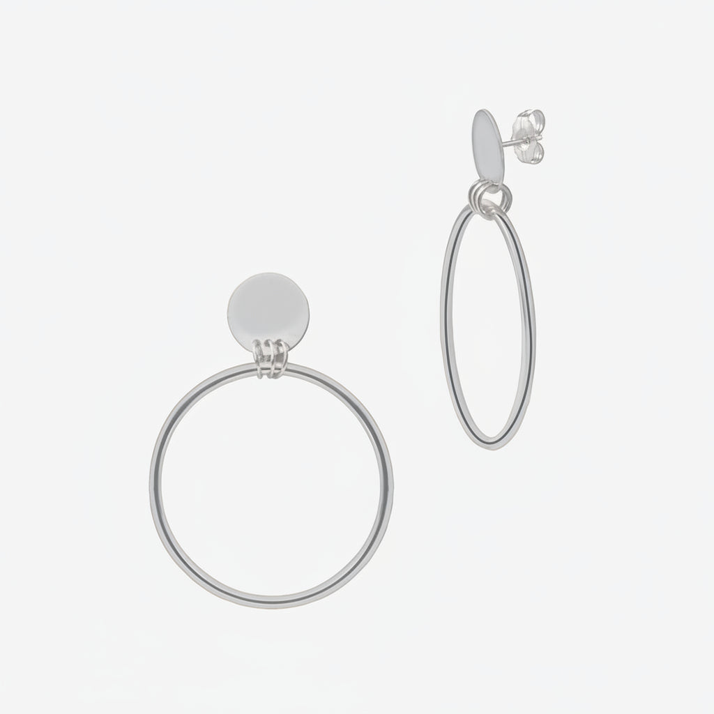 Studio 54 Hoops | Sterling Silver