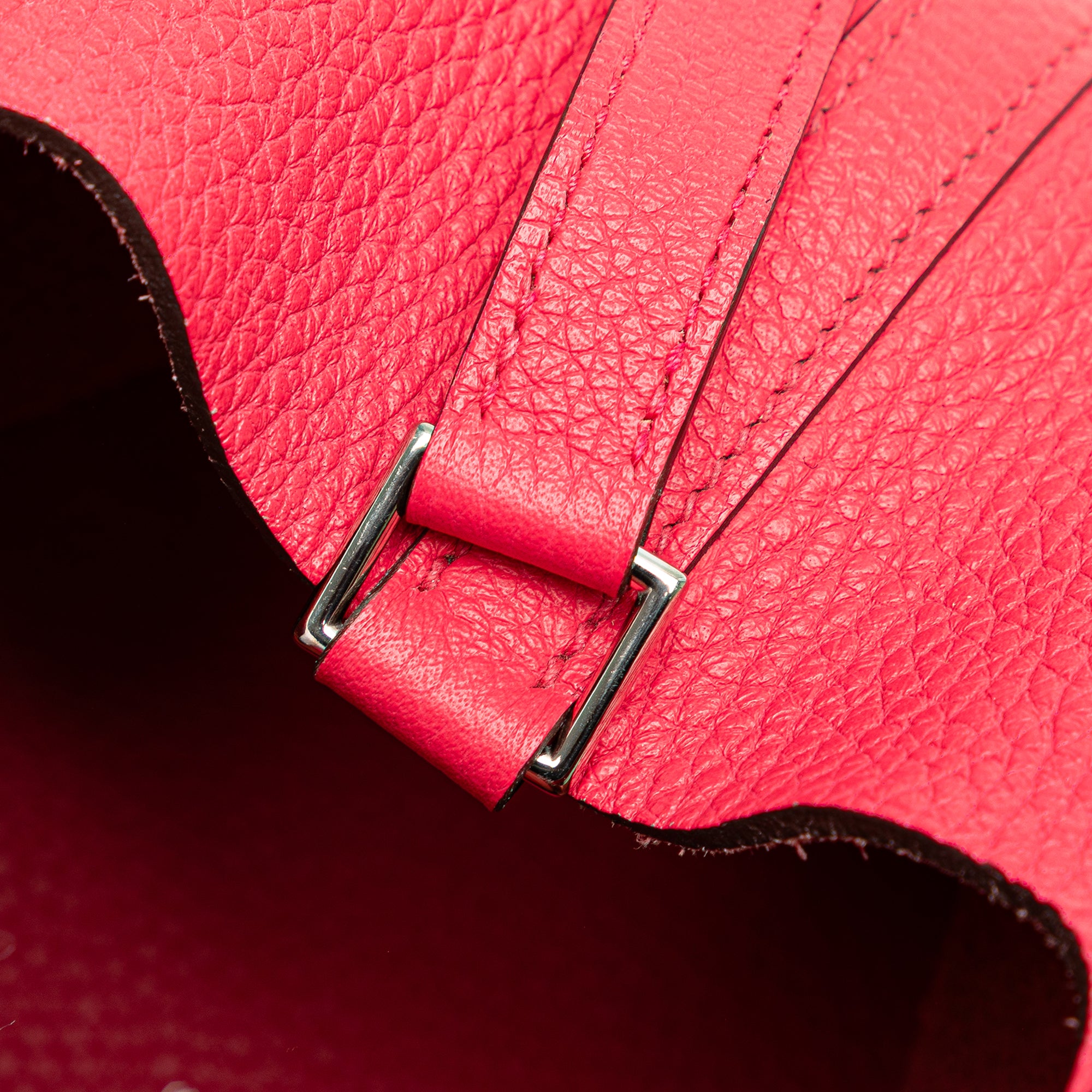 Hermes | Pre-Owned Clemence Picotin Lock 18 | Pink/Hot Pink