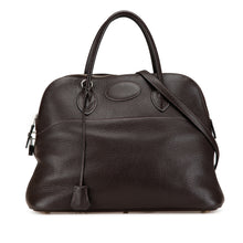 Hermes | Pre-Owned Clemence Bolide 35 | Brown/Dark Brown