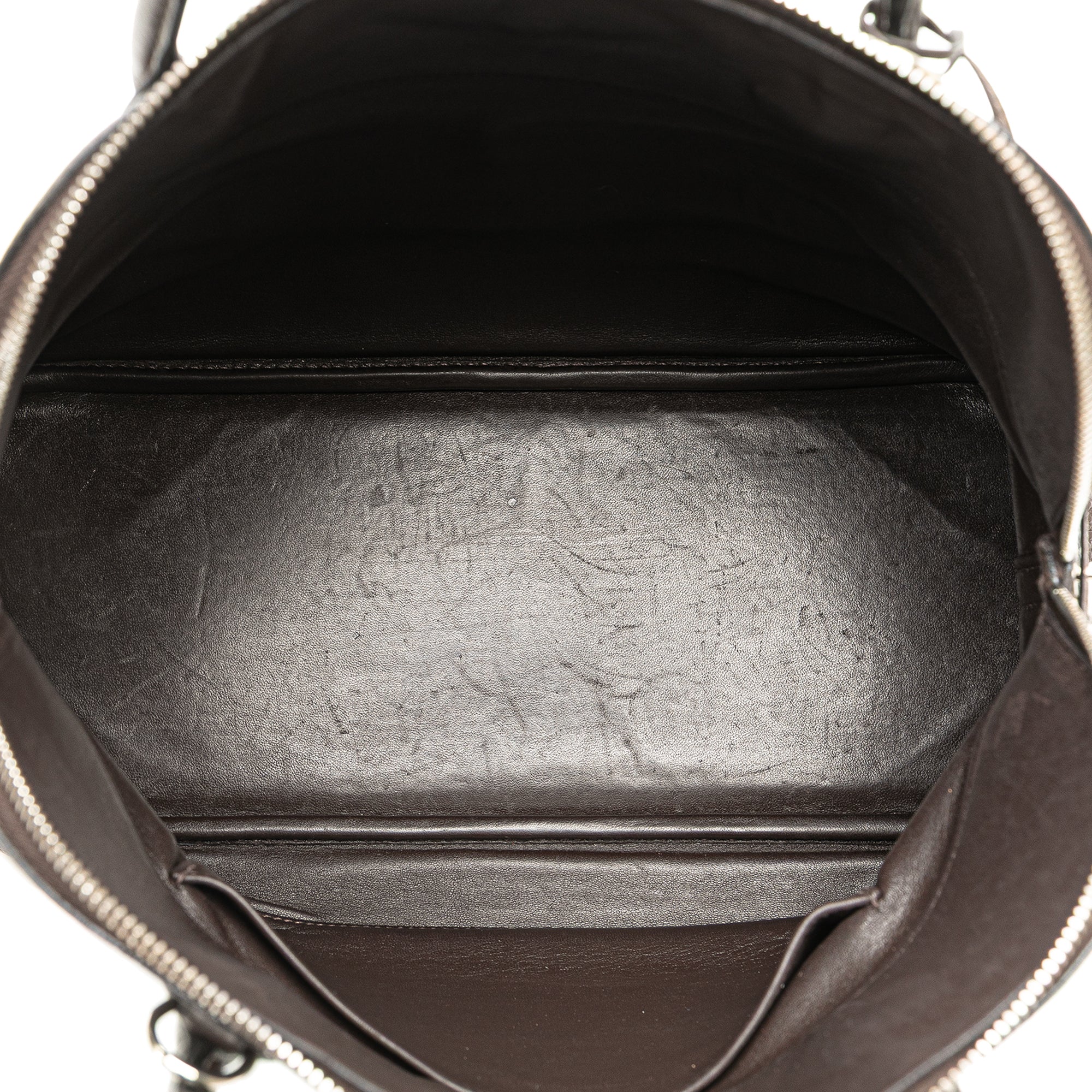 Hermes | Pre-Owned Clemence Bolide 35 | Brown/Dark Brown