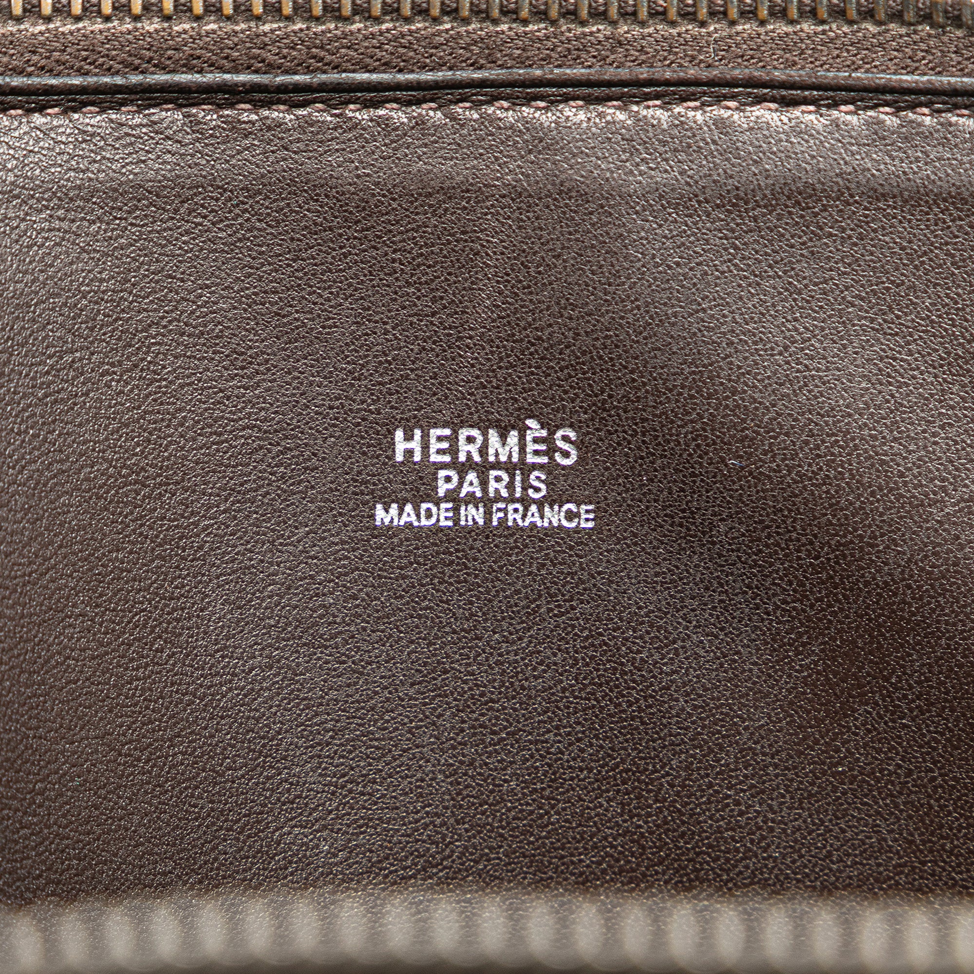 Hermes | Pre-Owned Clemence Bolide 35 | Brown/Dark Brown