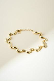 The Teardrop Bracelet | Brass With 18Kt Gold Plating