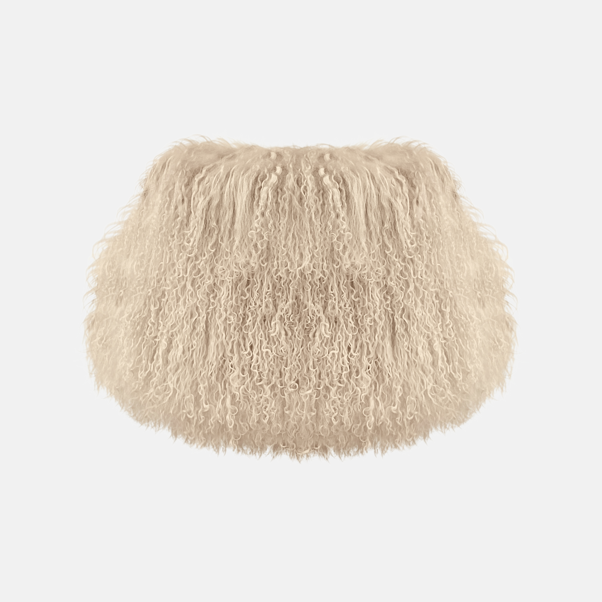 OW Collection THEA Fur Mini Skirt Skirt 196 - Light Tan