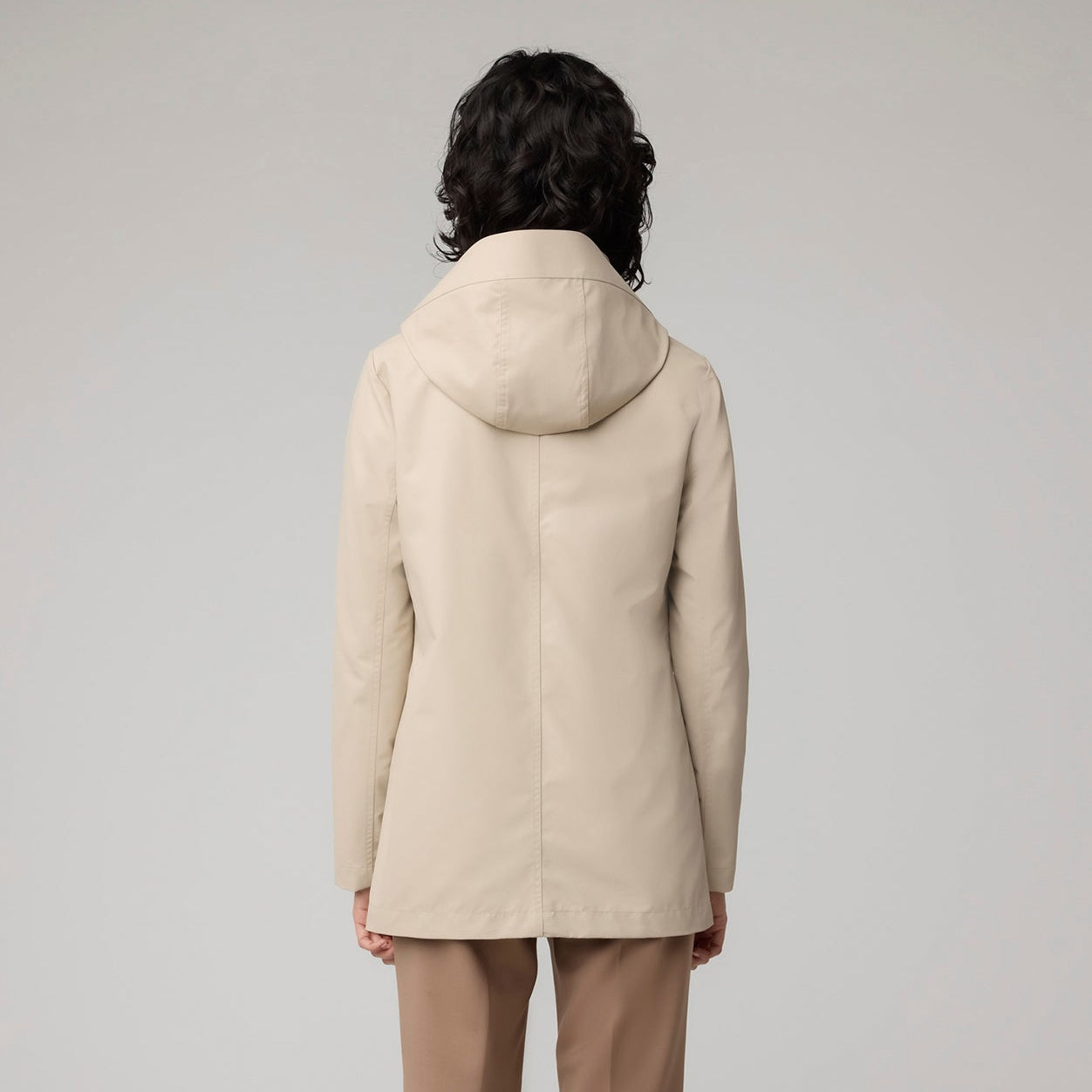 Thelma Semi-Fitted Raincoat With Hood | Hush