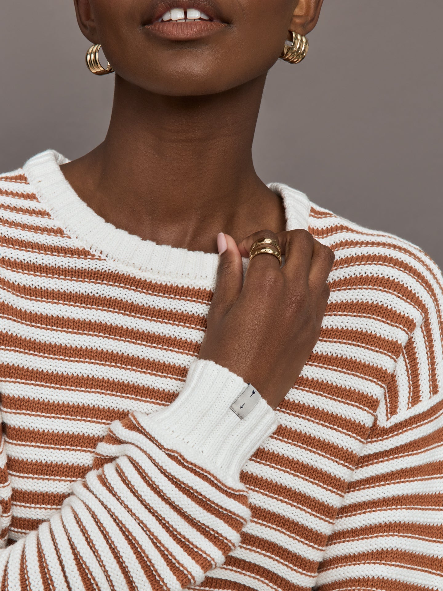 Boo Knit Jumper | Stripe