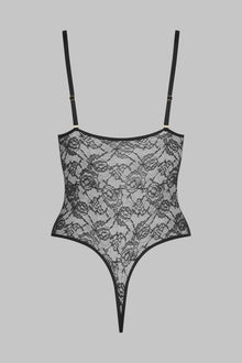 Thong bodysuit - Flashback | Black