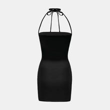 OW Collection TIE High Slit Top Account 002 - Black Caviar