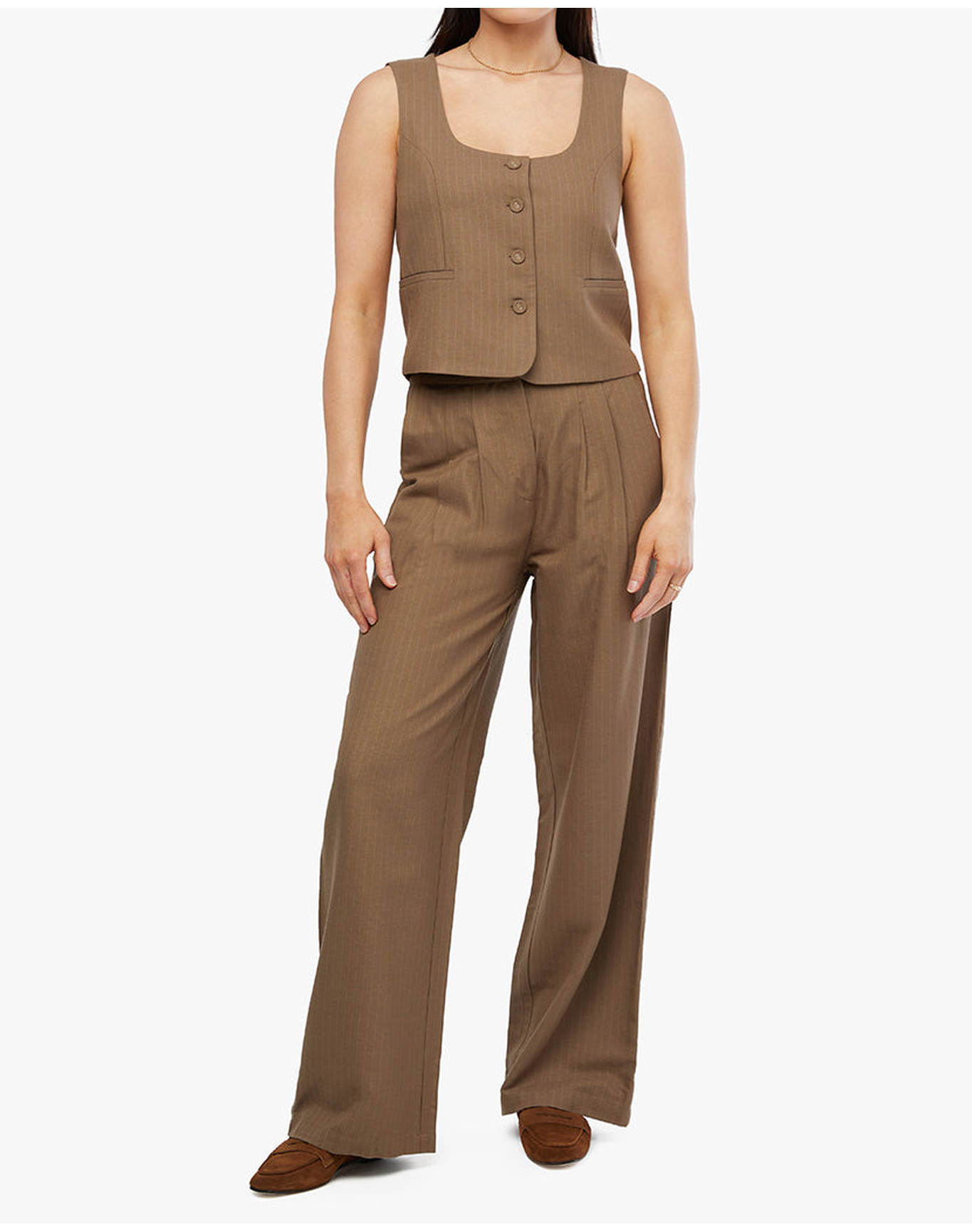 Tailored Pant | Brown