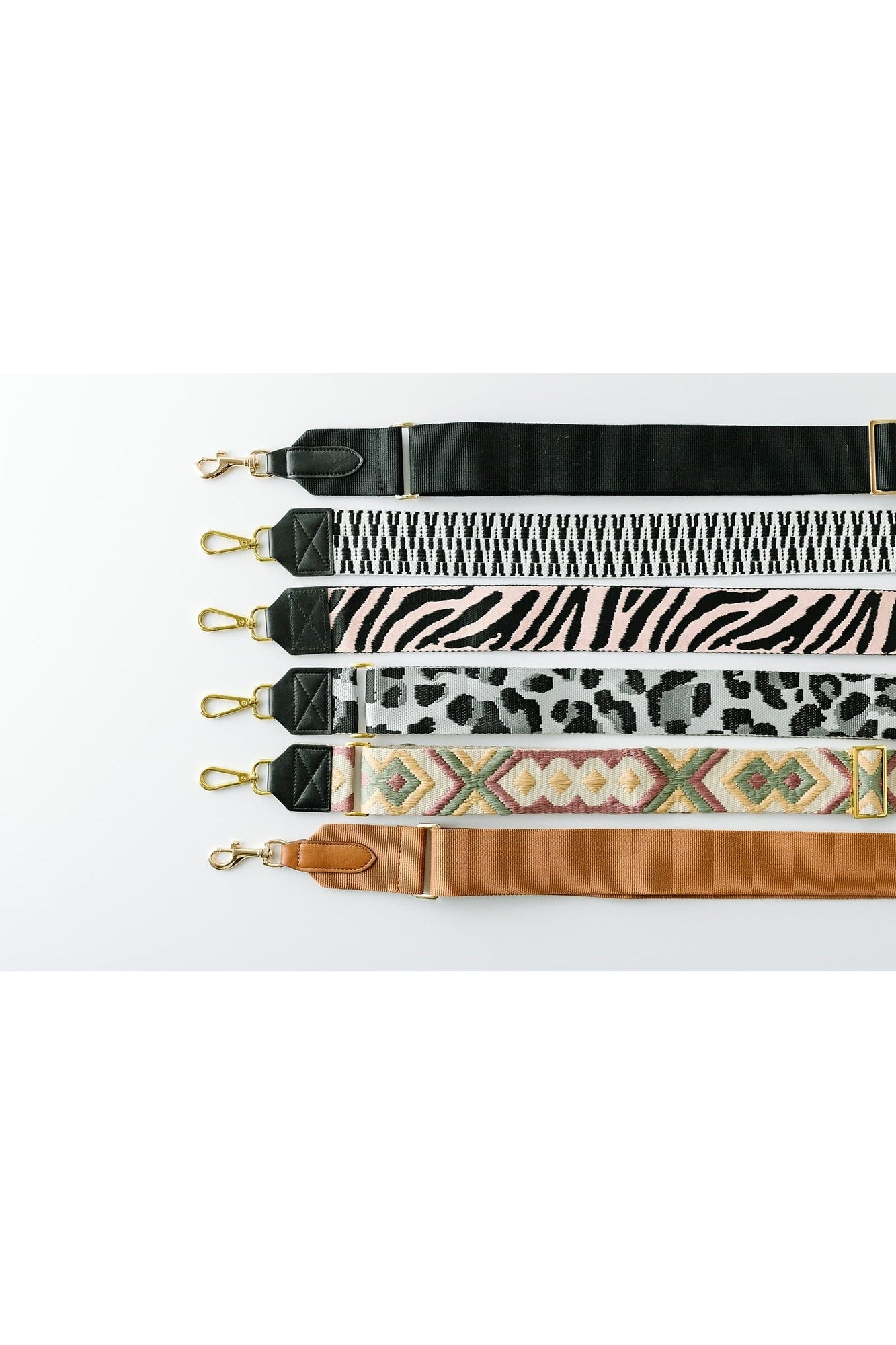 The Crossbody Strap | Embroidered Pink