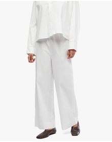 Tie Waist Pant | Classic White