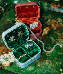 Jewelry Travel Case in Aqua - Loren Hope