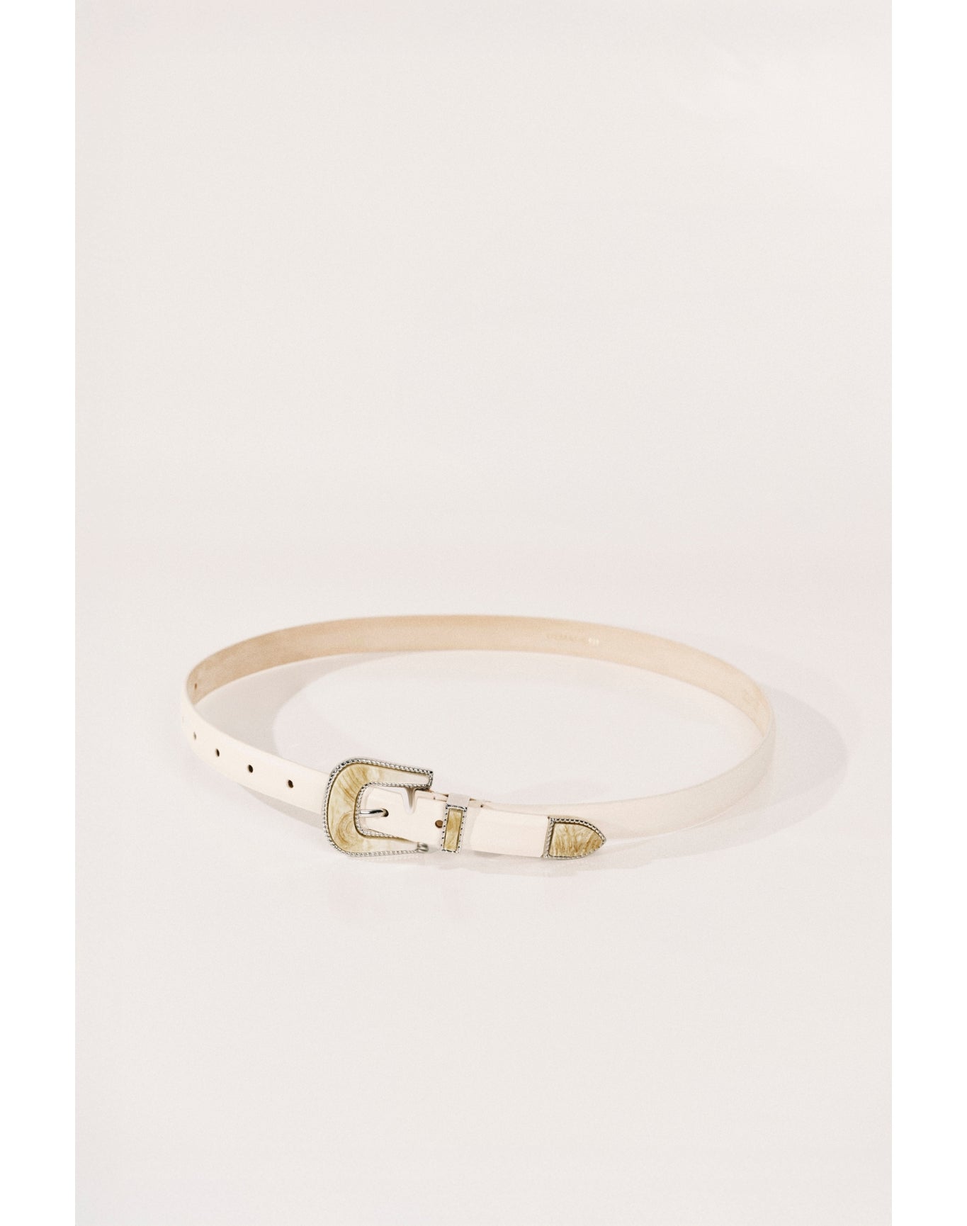 Travertine | Ivory with Marble Inlay