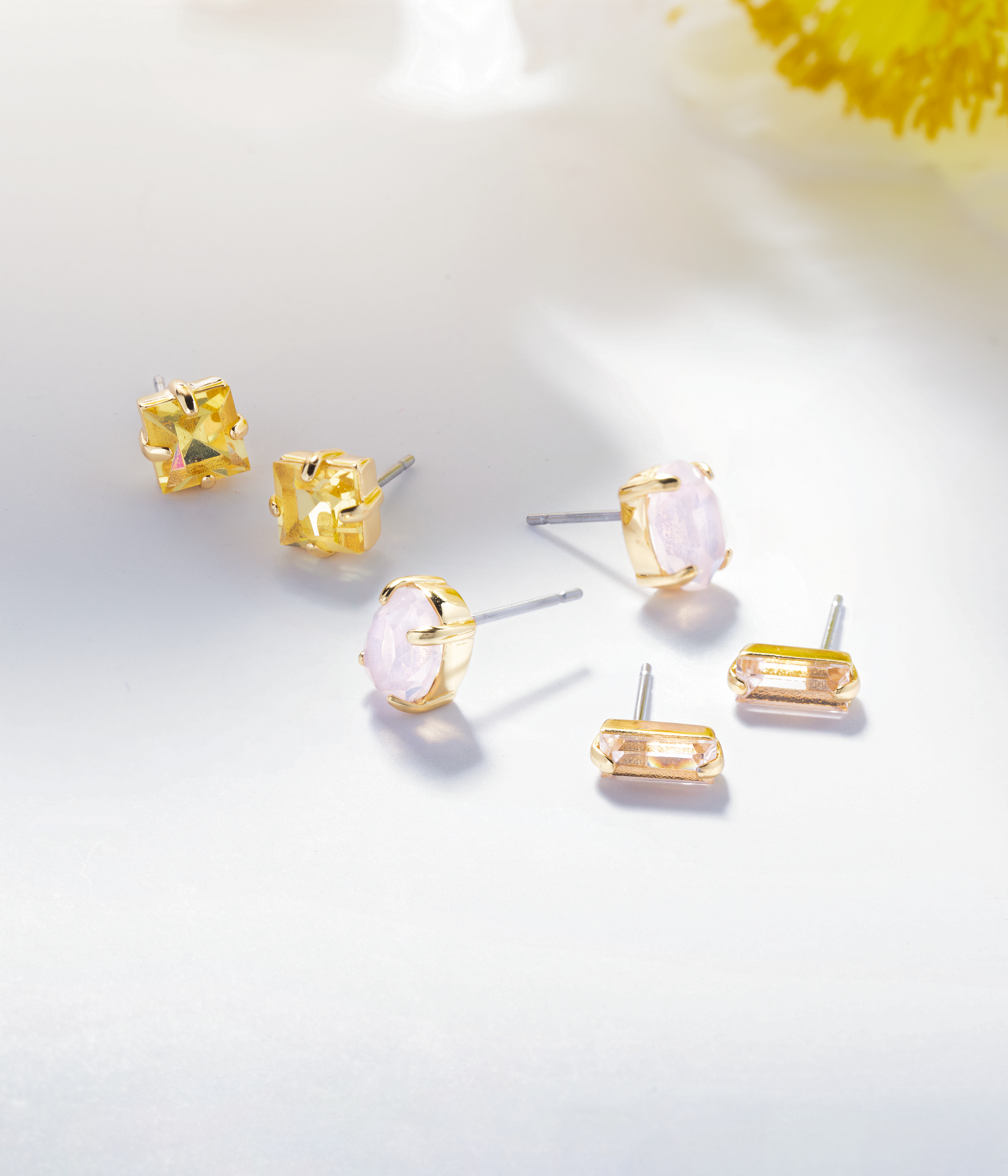 Ella Stud Trio Set | Multicolor