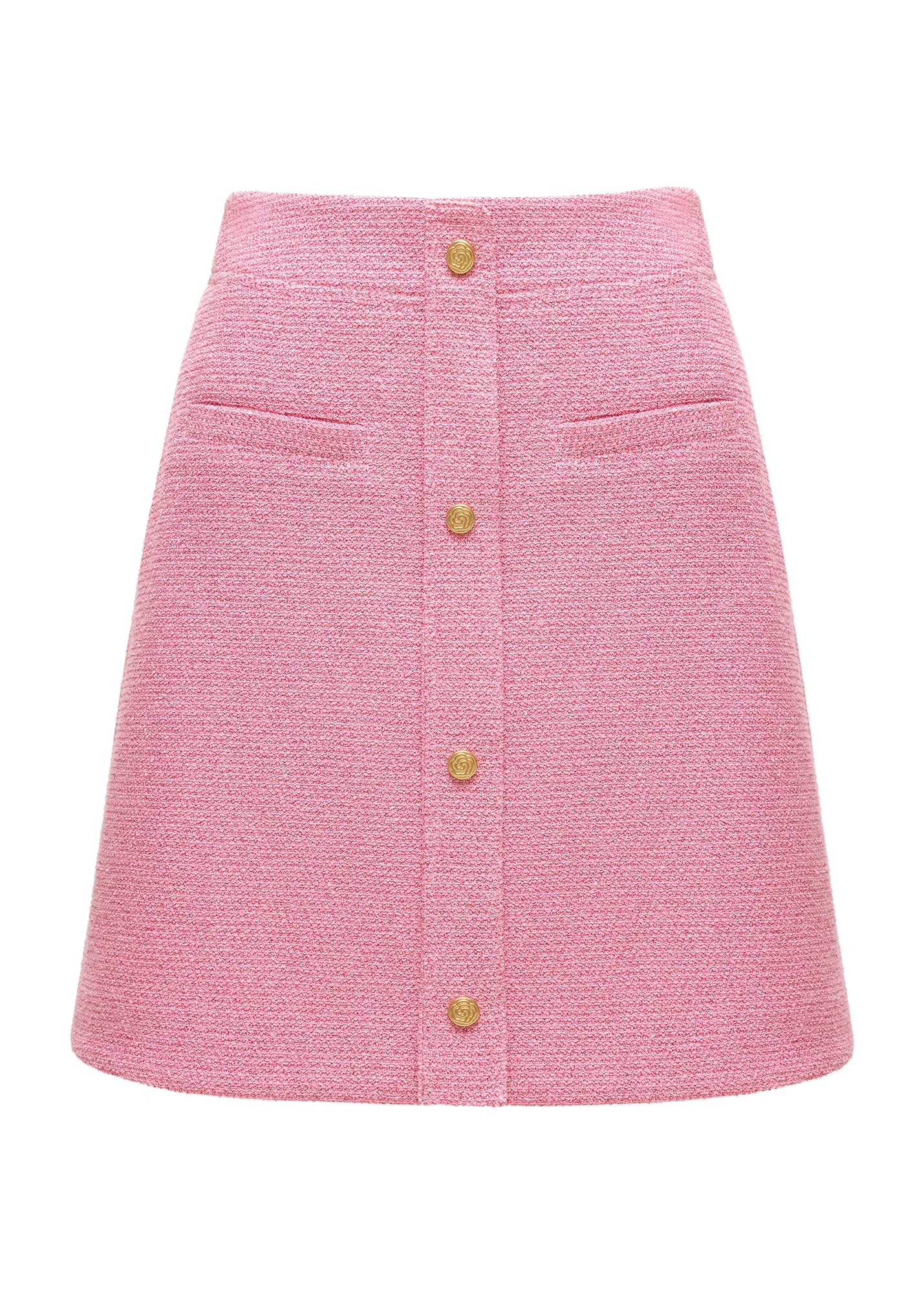 Tweed Parisian-Style Skirt | Pink