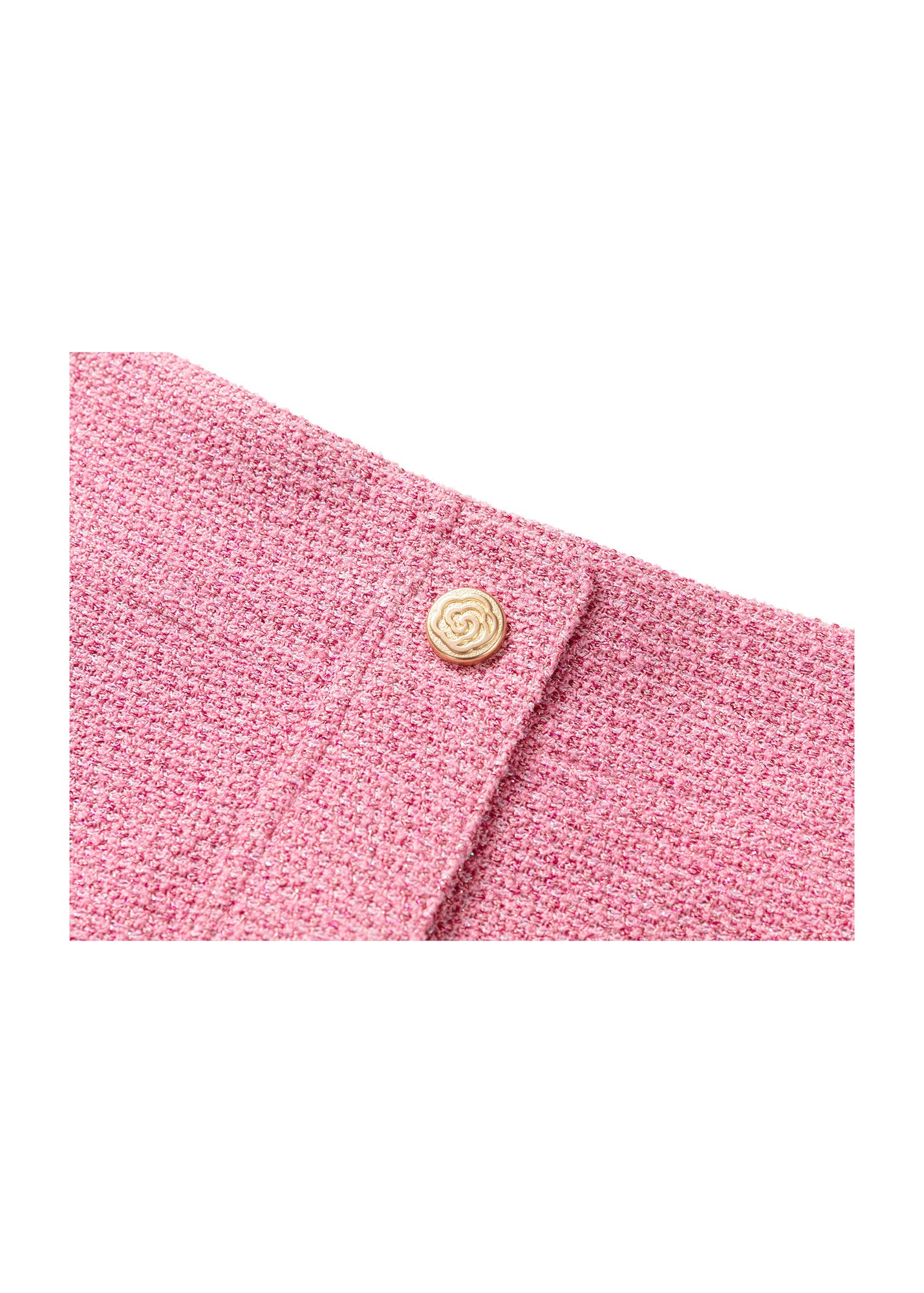 Tweed Parisian-Style Skirt | Pink