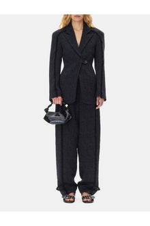 Tweed Suiting Blazer | Black