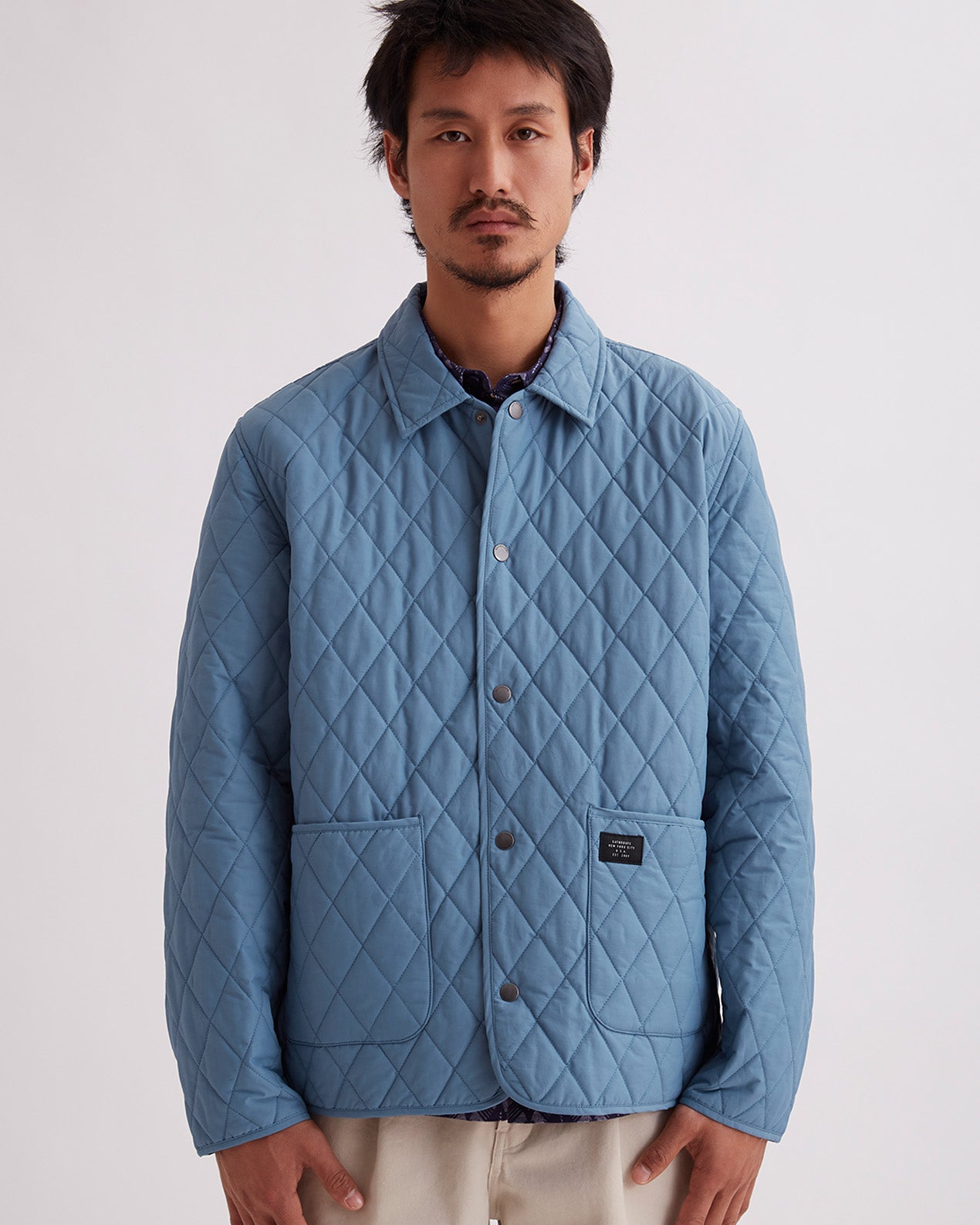 Coronet Blue | Flores Lightweight Quilted Jacket