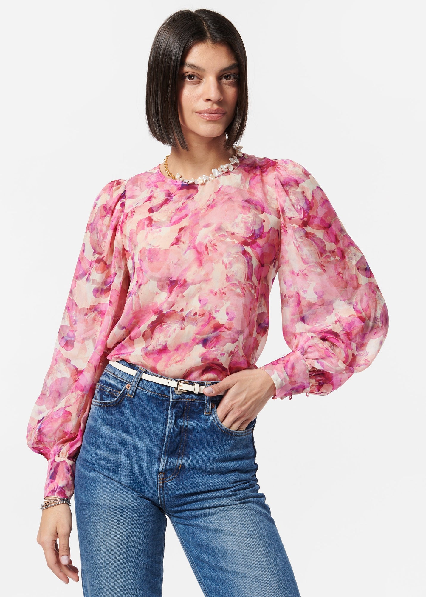 Analys Top | Floral Mirage