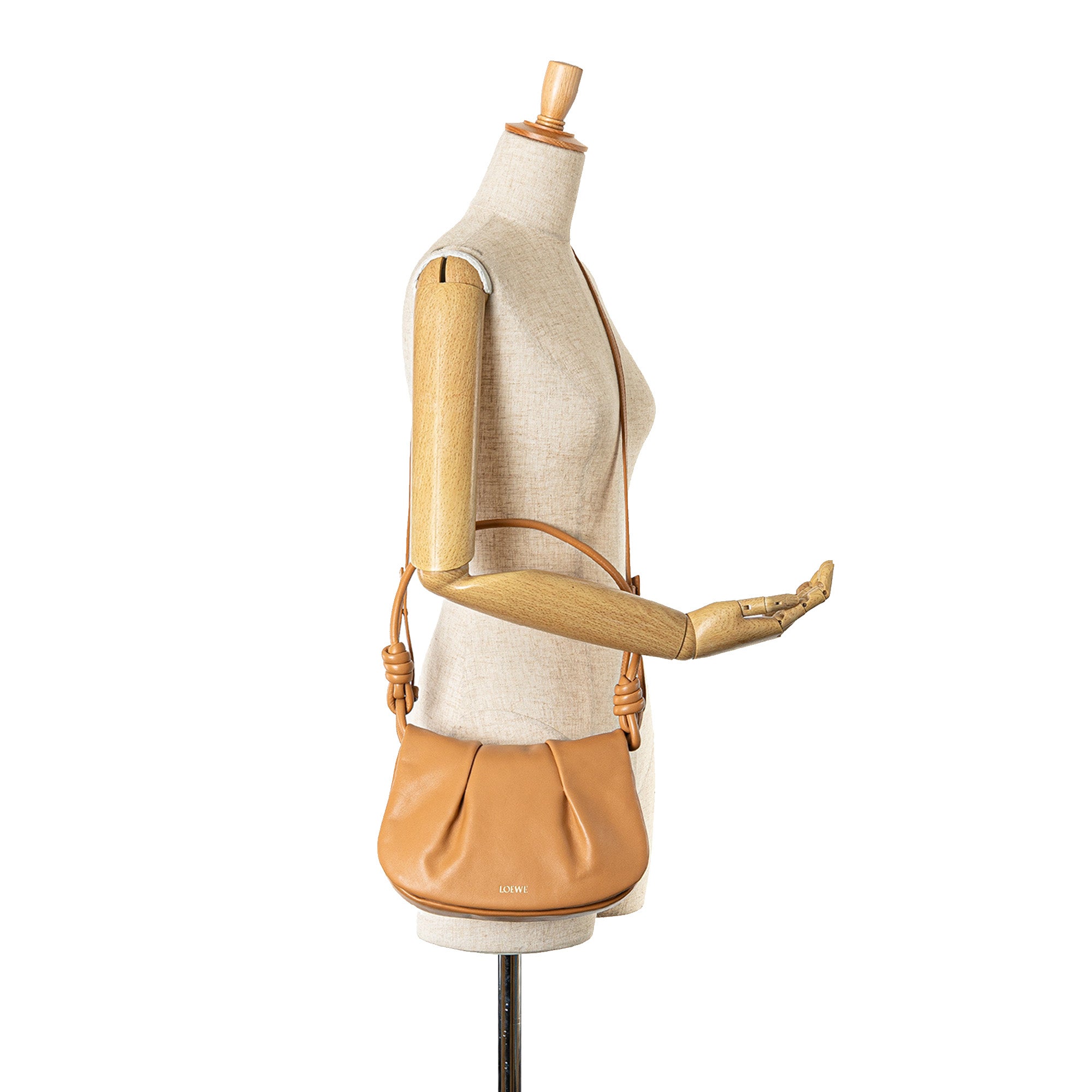 Loewe | Pre-Owned Leather Paseo Satchel | Brown/Light Brown