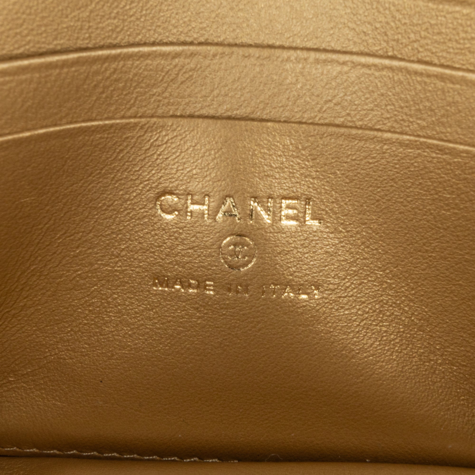 Chanel | Pre-Owned Quilted Calfskin Strass Clutch With Chain Flap | Black