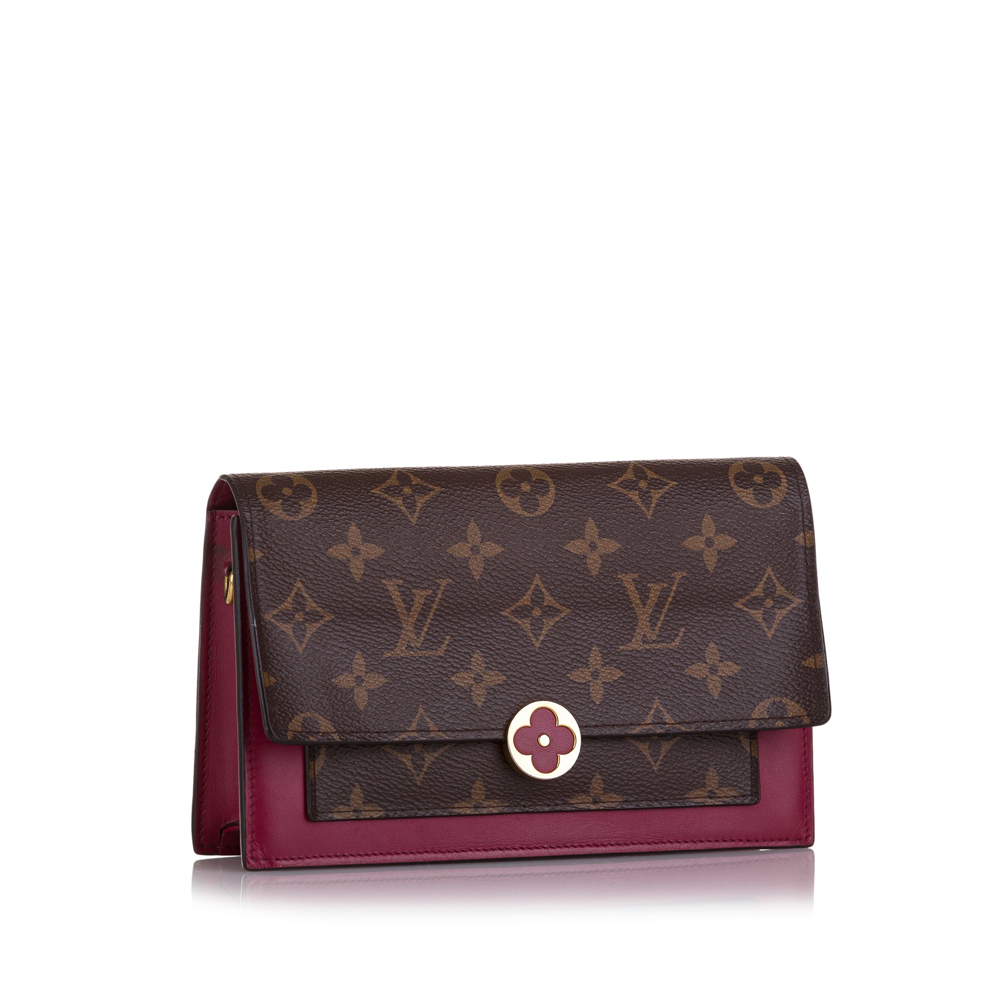 Louis Vuitton | Pre-Owned Monogram Flore Wallet On Chain | Brown
