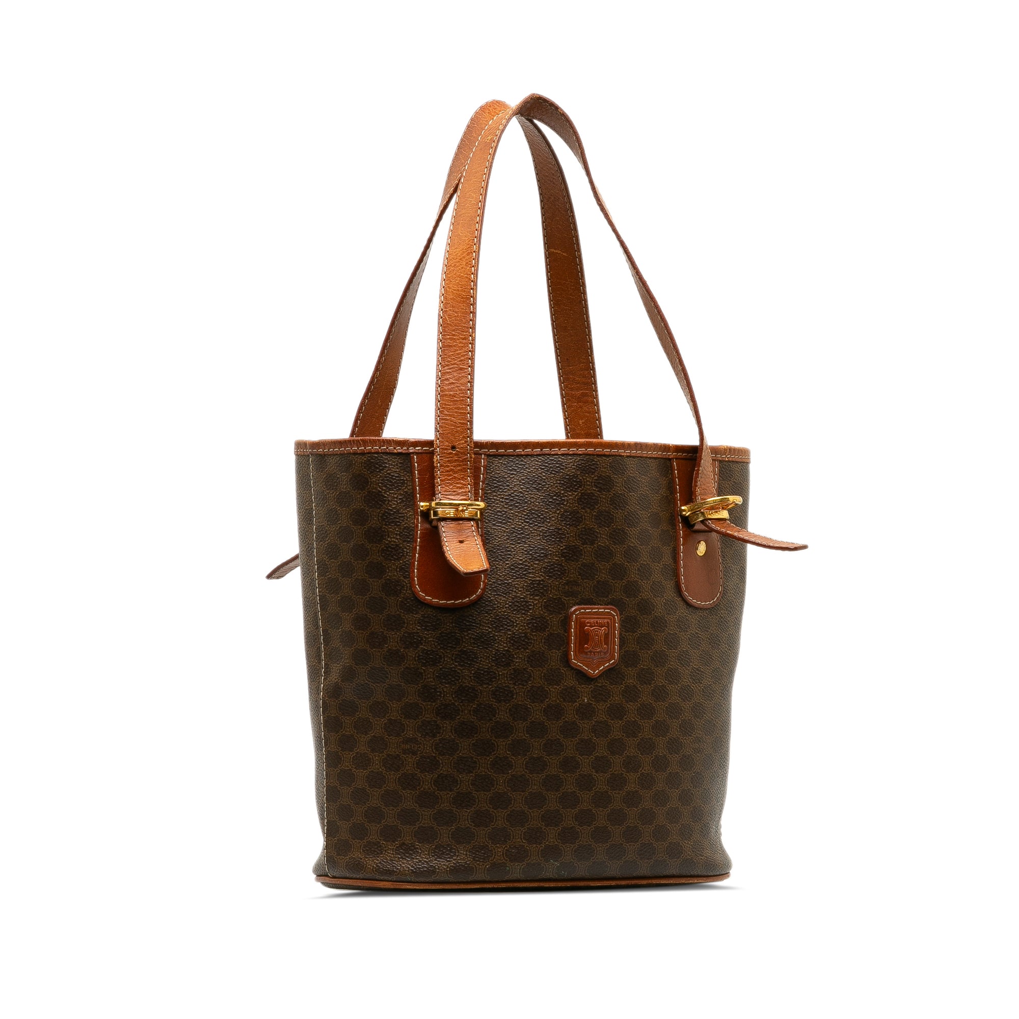Celine | Pre-Owned Macadam Tote | Brown