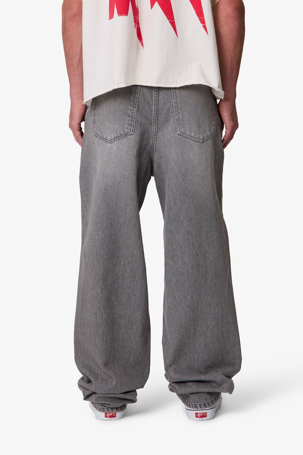 Ultra Baggy Blowout Denim | Washed Grey