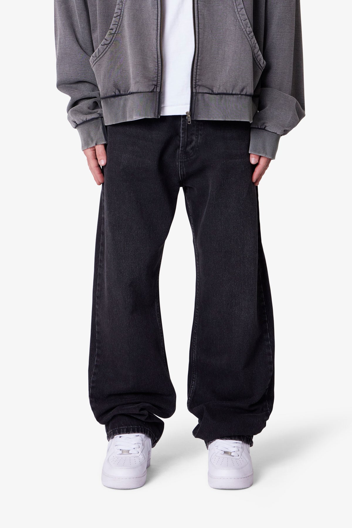 Ultra Baggy Denim | Stone Wash Black