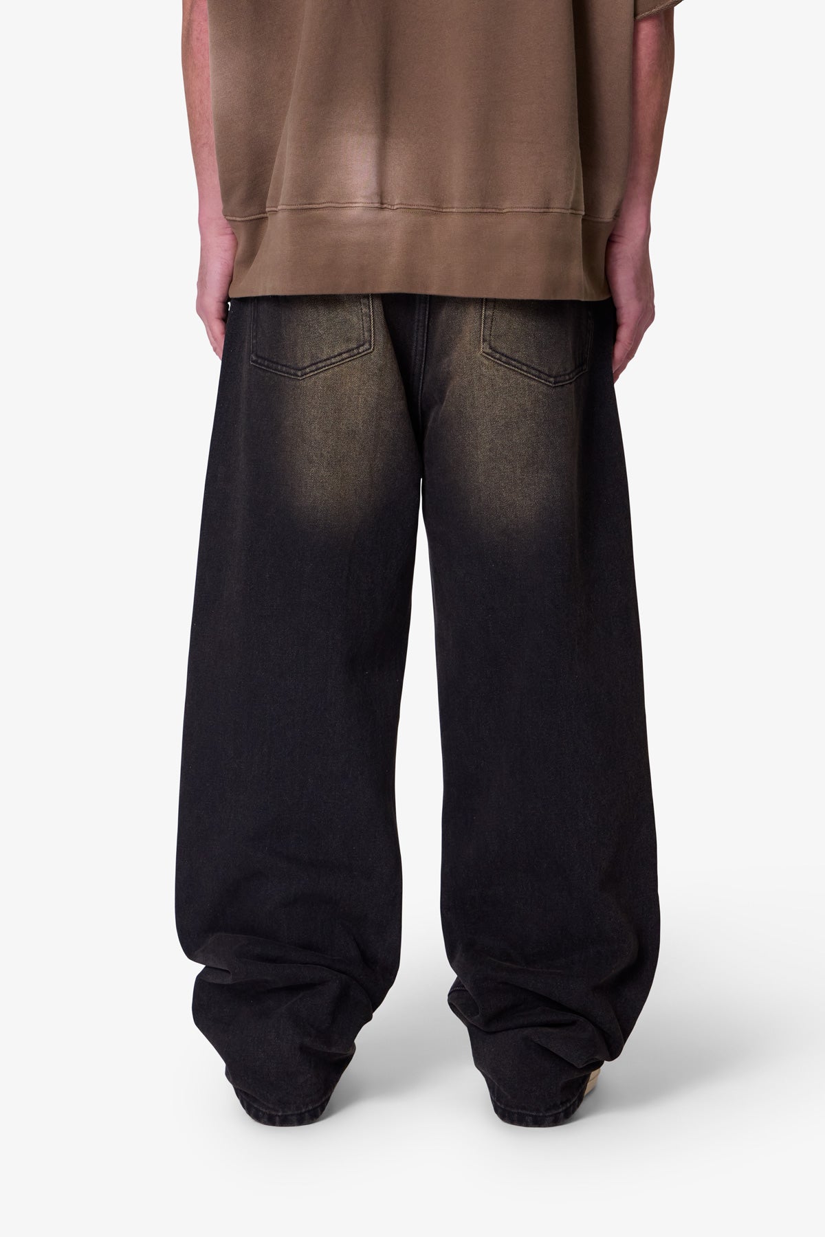 Ultra Baggy Dried Denim | Washed Black