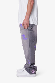 Ultra Baggy Fleur Double Knee Pants | Grey