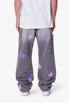 Ultra Baggy Fleur Double Knee Pants | Grey