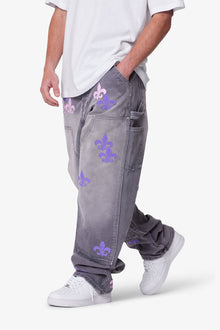Ultra Baggy Fleur Double Knee Pants | Grey