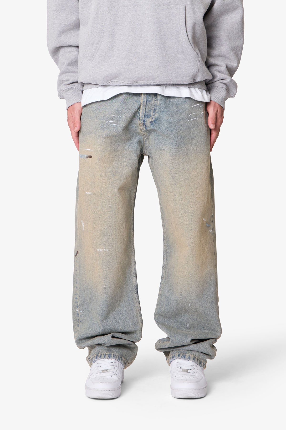 Ultra Baggy Painter Denim | Light Sand Washed Blue