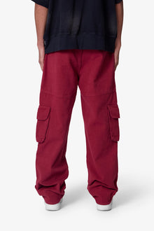 Ultra Baggy Pocketeer Denim | Burgundy