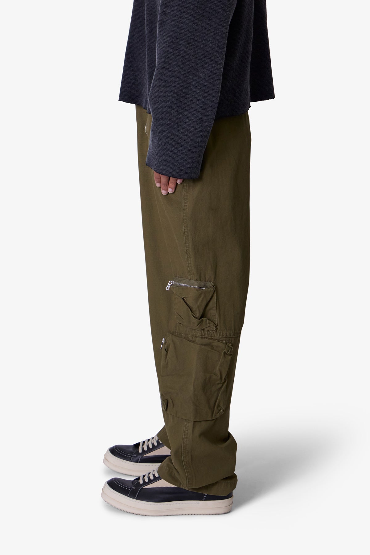 Ultra Baggy Tactical Cargo Pants | Olive