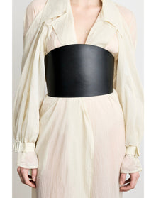 Undone Buckle Corset | Black