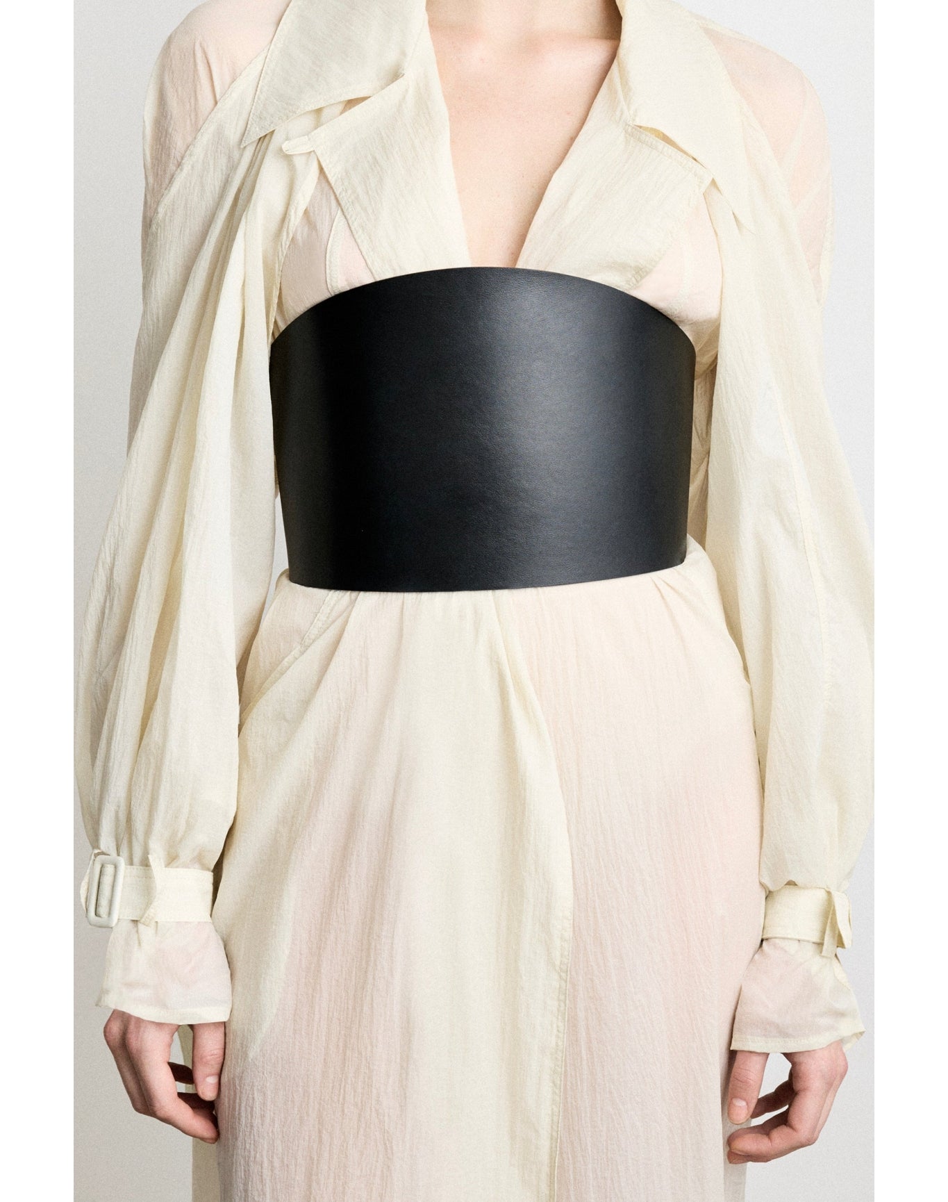 Undone Buckle Corset | Black