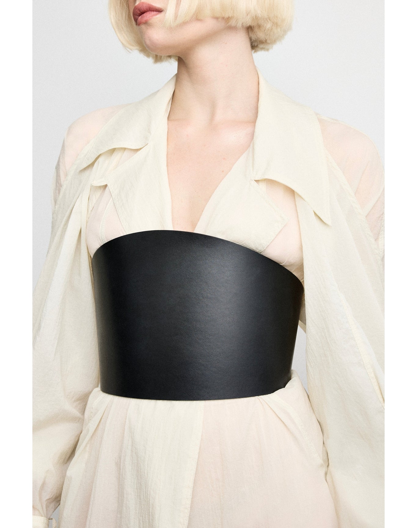 Undone Buckle Corset | Black