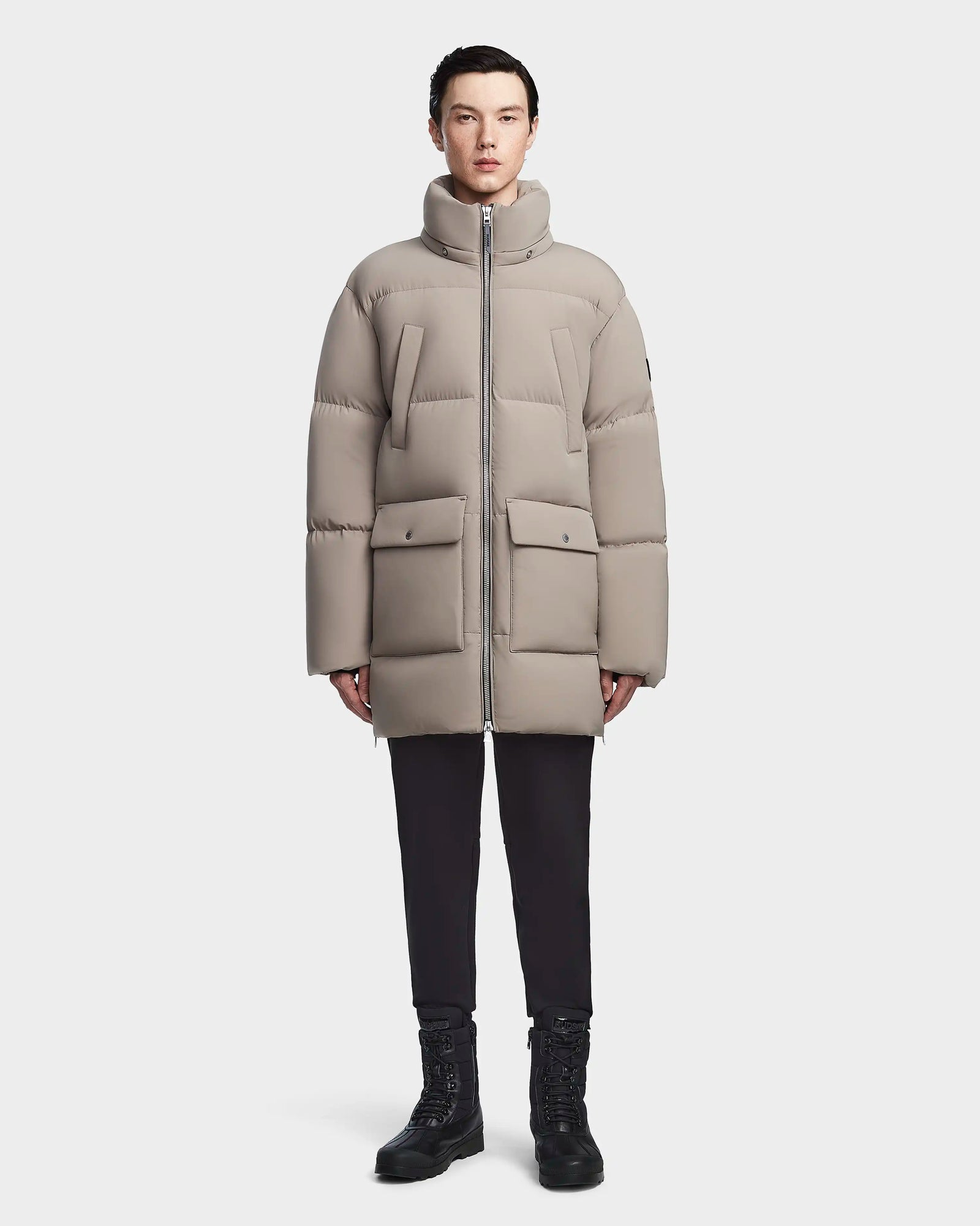 Unisex | ENZO Down Puffer | Cement