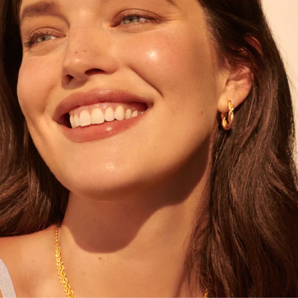 The Rope Hoops (Emily Didonato X Argento Vivo) | 18K Yellow Gold-Plated