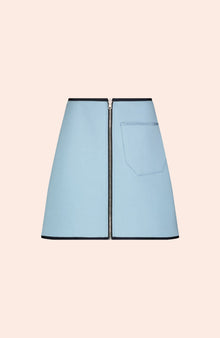 Double Face Jersey Reversible Skirt | Navy/Frost