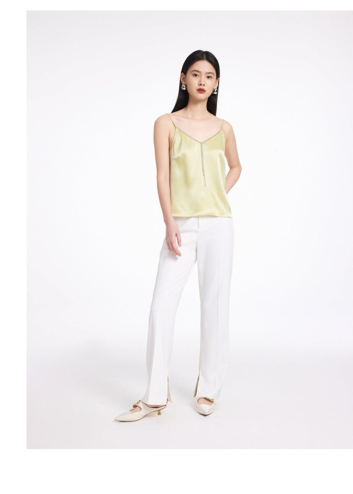 V-Neck Camisole | Green