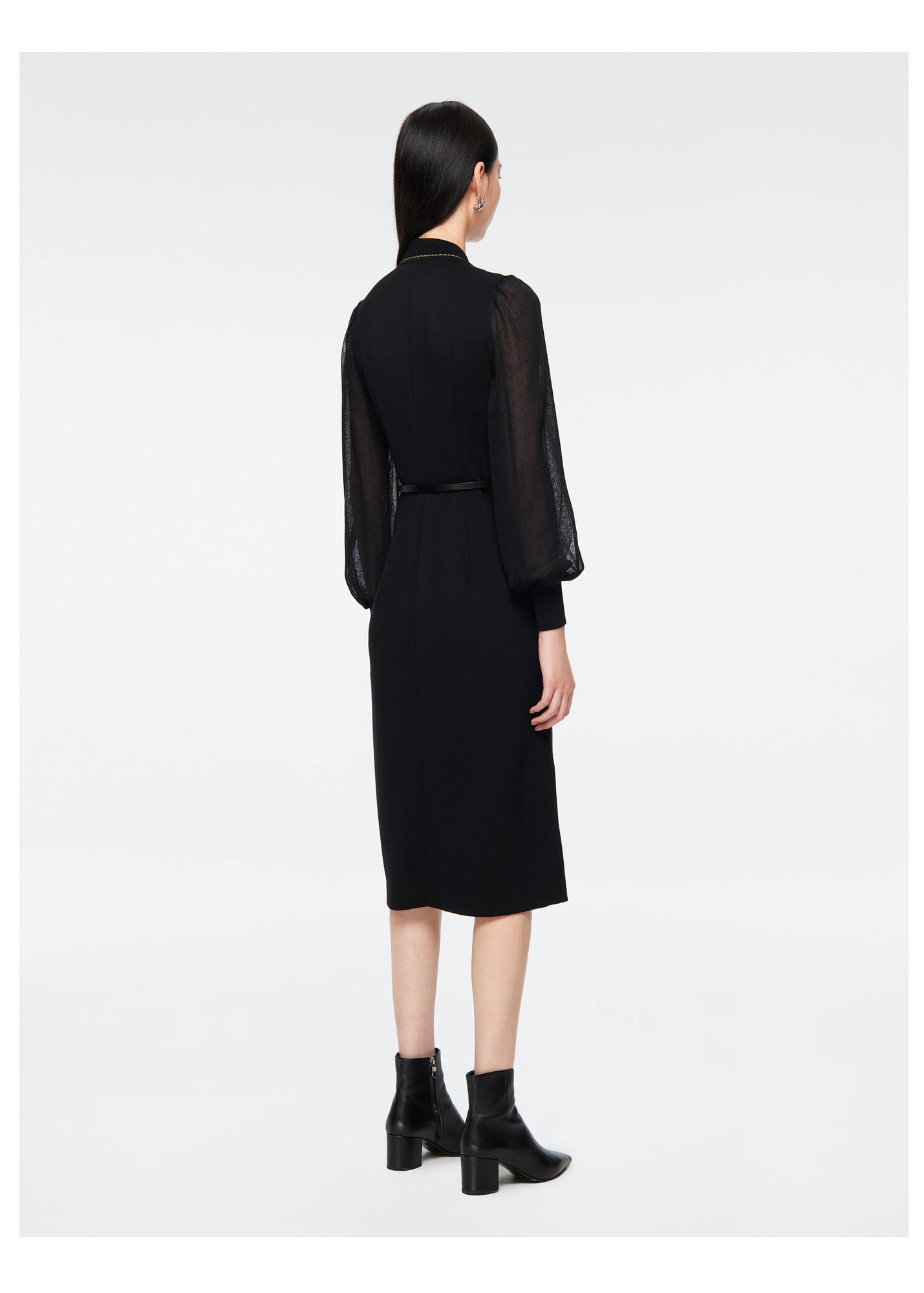 V-Neck Little Dress | Black