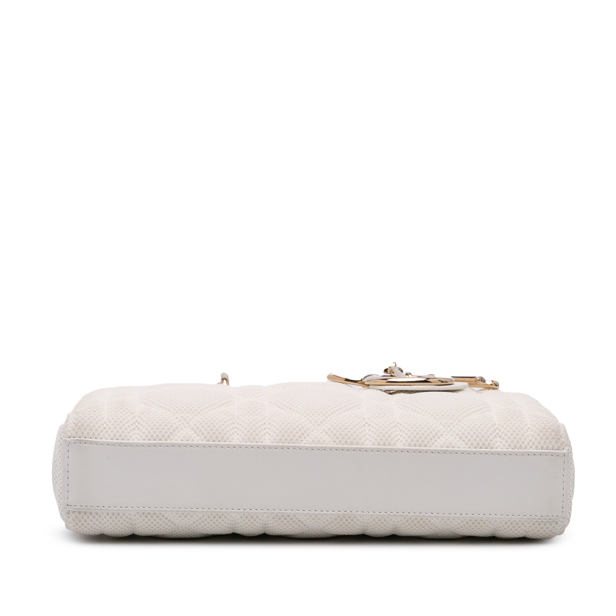 Dior | Pre-Owned Medium Technical Fabric Macrocannage Lady D Joy | White